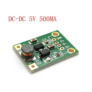 Конвертер постоянного тока 5 В, повышающий источник питания, адаптер повышающего усиления, плата преобразователя, повышающий регулятор напряжения 500 мА, 1 в-5 в до 5 В