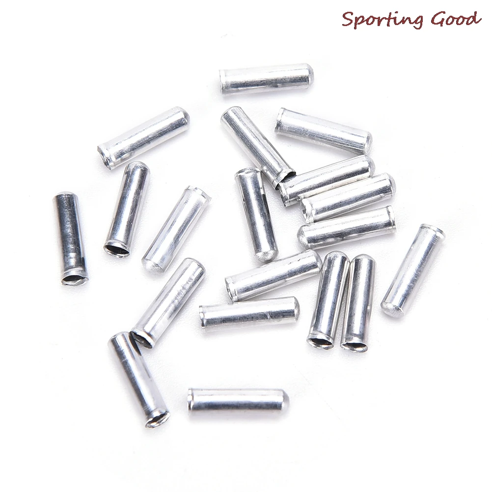 

Наконечники тормозного троса велосипеда 100 шт, серебристый, горячая распродажа