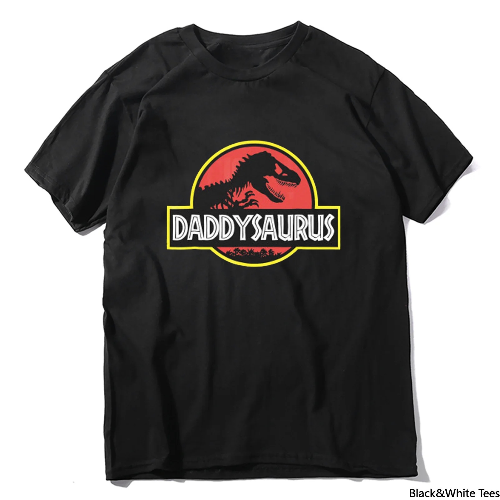 

Dinosaur Dad Saurus Father's Day Gifts Funny Graphic Tee Dad Family Birthday Party Tee Tops Men's T-Shirt