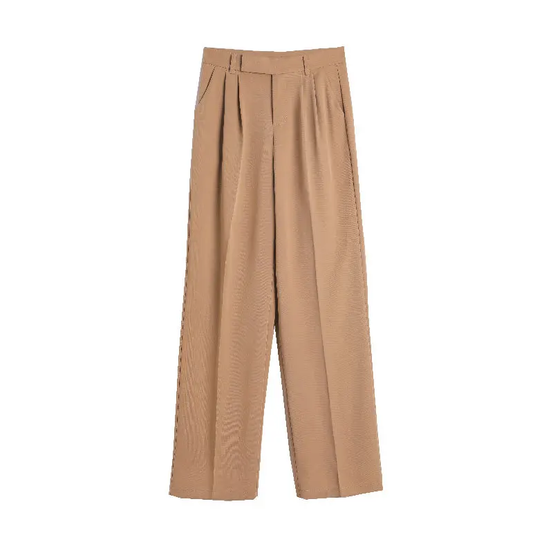 

Profile Pants for Women Summer New Draped Suit Mop Trousers Loose Straight Commuting Pants Floor Pants