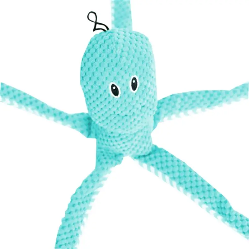 Игрушка для домашних животных мультяшный осьминог устойчивый к укусам