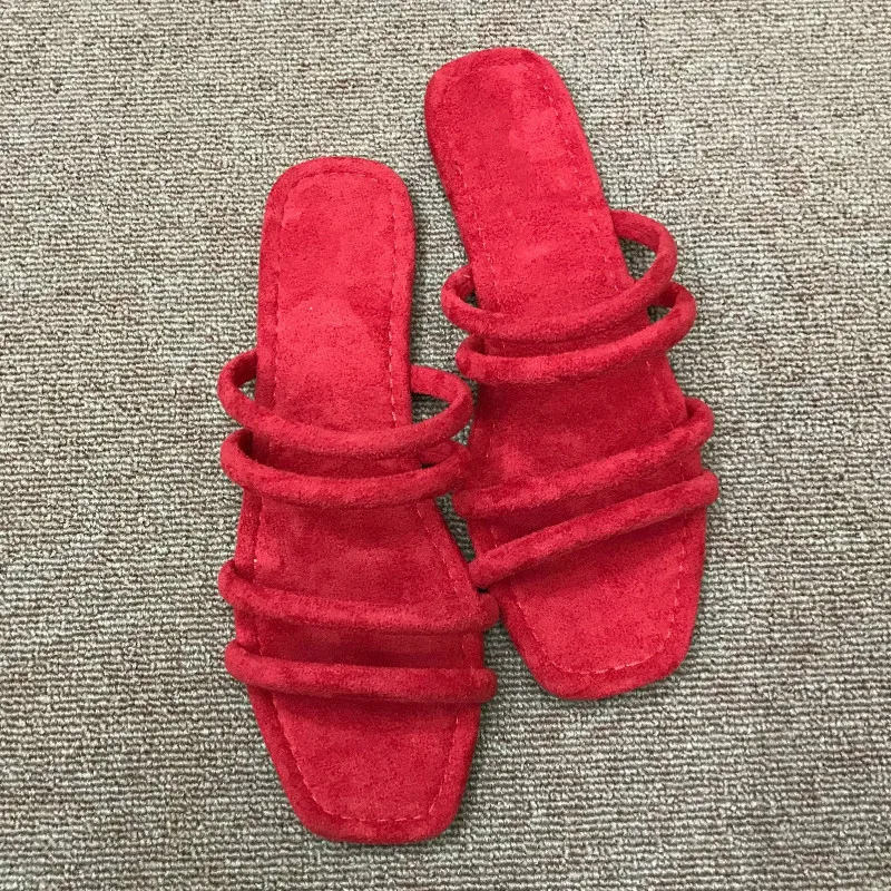 2020 летние пляжные шлепанцы Женские Милые Повседневные тапочки Удобные флоковые