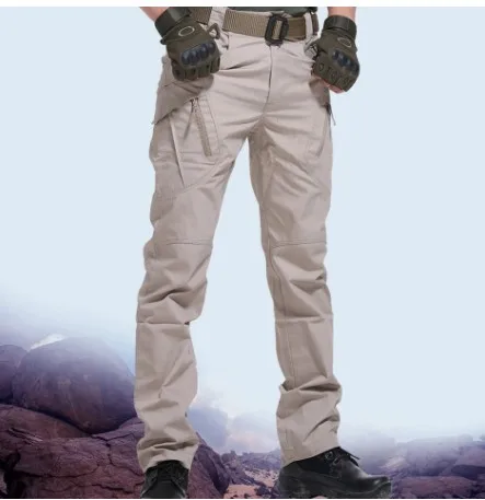 

Men's Military Tactical Pants Breathable Quick Dry Multi Pockets Summer 2021
