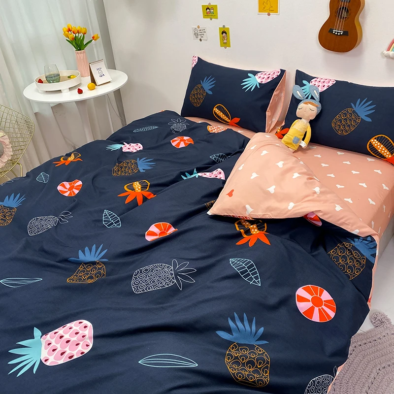 Набор постельного белья UPzo-Fruit мягкая утолщенная Простыня из полиэстера с