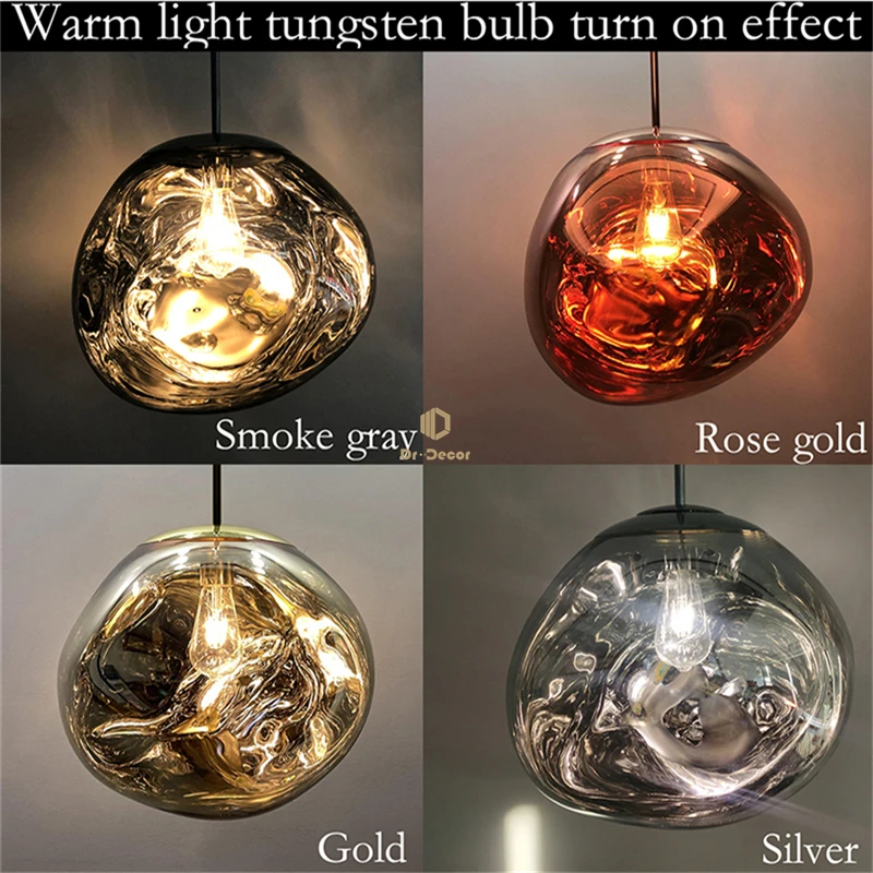 nordic pvc lava pendant lights modern bedroom for living room loft villa lava pendant lamp home indoor decor ktchen lighting free global shipping