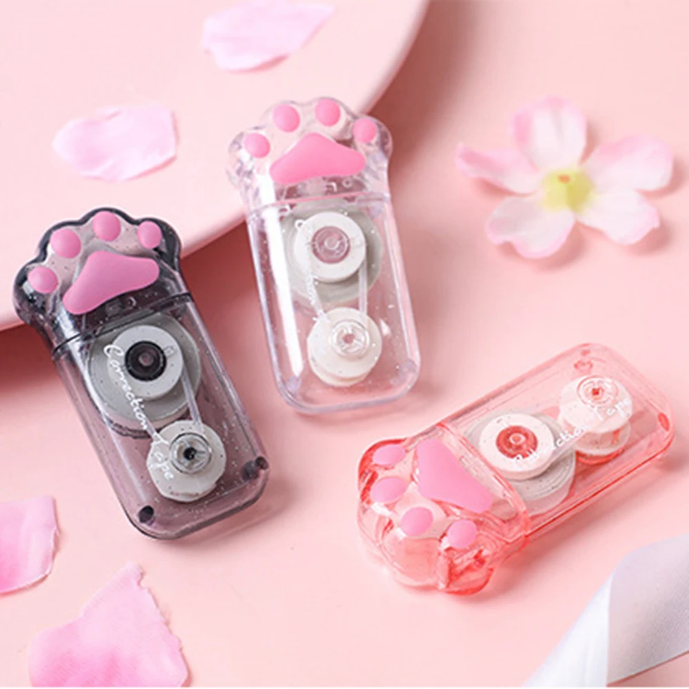 

6 Meters Kawaii Cat Claw Correction Tape Cute School Correction Accessories Stationery Office Supplies