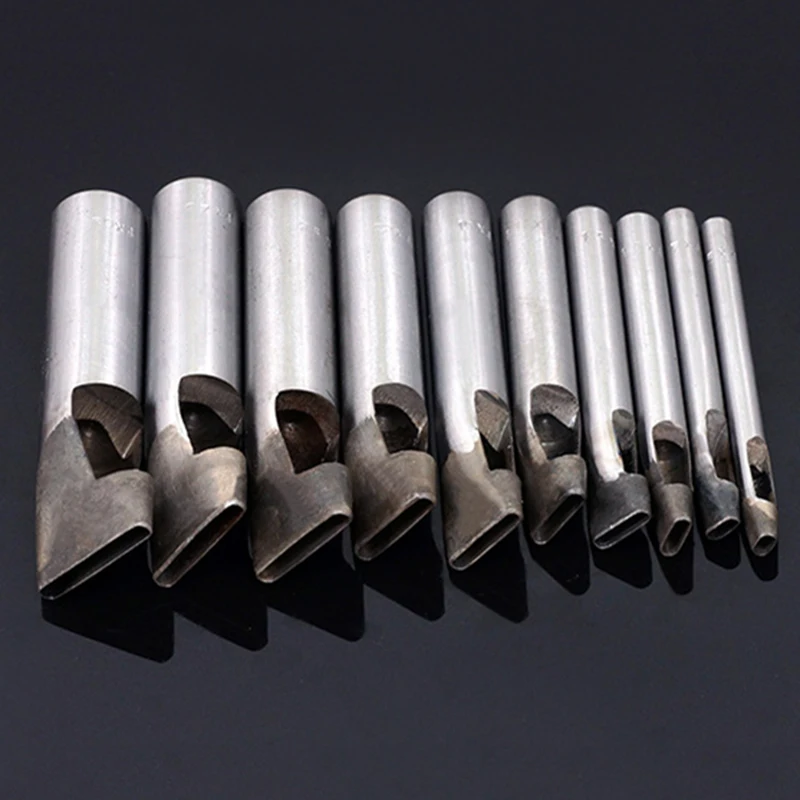 

Width 4mmdiy Leather Punching Tool Elliptical Waist Punching Flat Mouth Corner Word
