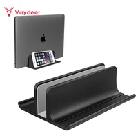 vertical laptop stand holder adjustable desktop notebook dock space saving three in one