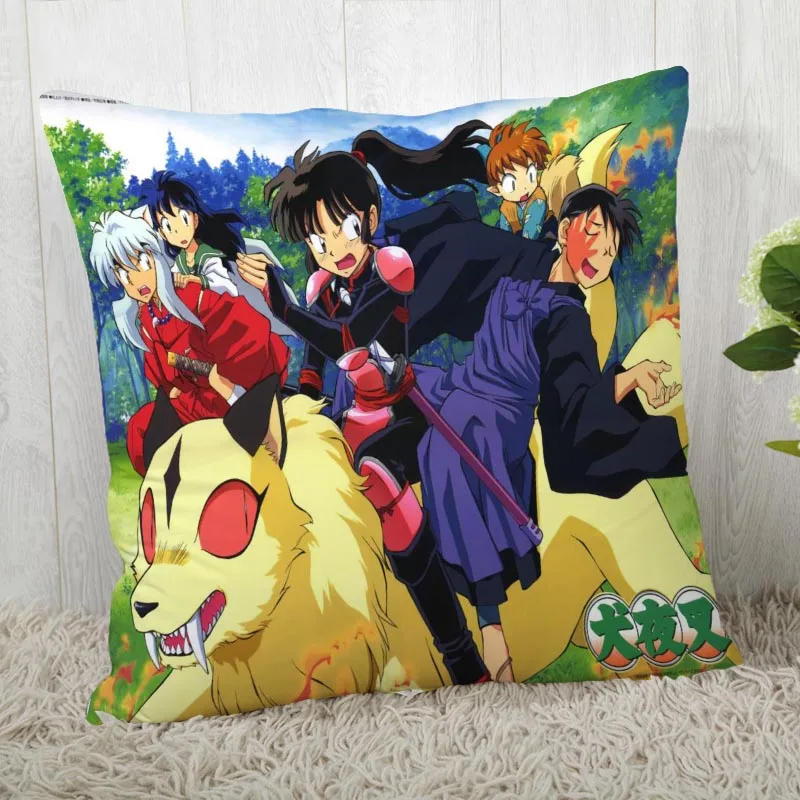 Наволочки на заказ InuYasha квадратная наволочка Рождественская Наволочка молнии