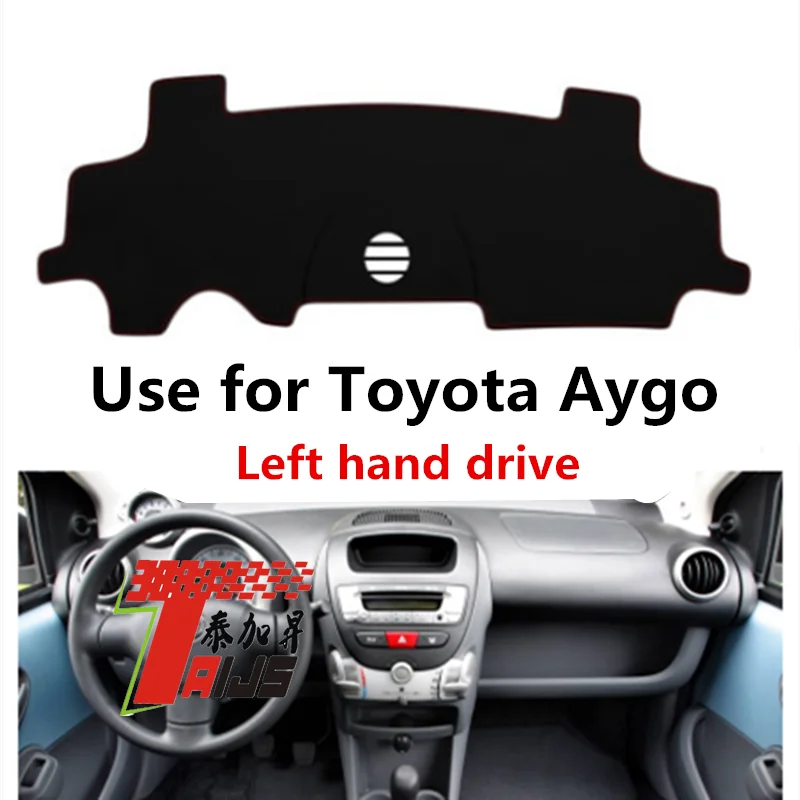

Чехол для приборной панели автомобиля Taijsc для Toyota Aygo P-eugeot 107 C-itroen C1 2005-2014
