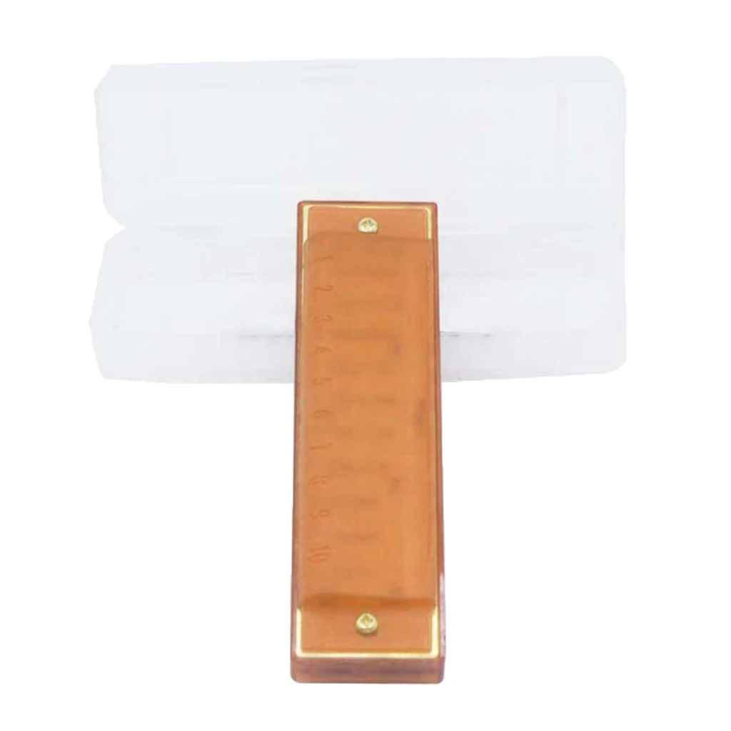 10 Holes 20 Tunes Harmonica Key of C for Beginner Students Kids Gift Professional with case | Спорт и развлечения