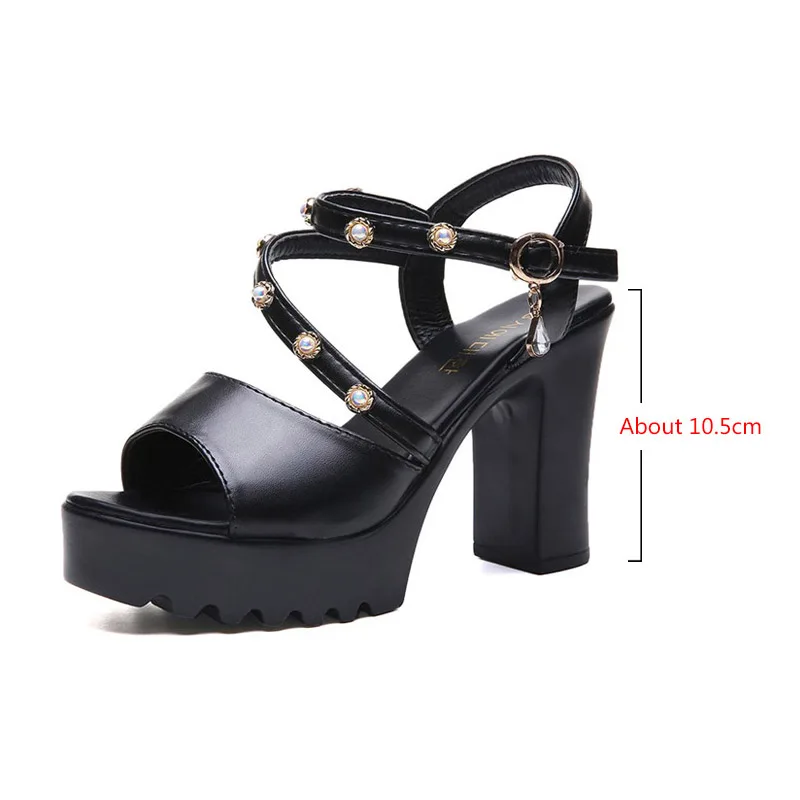 

Akexiya 2021 Party Wedding Heels Open Toe Ladies Sandals Summer Women High Heels Shoes Platform Sandals Women Pump Shoes Female