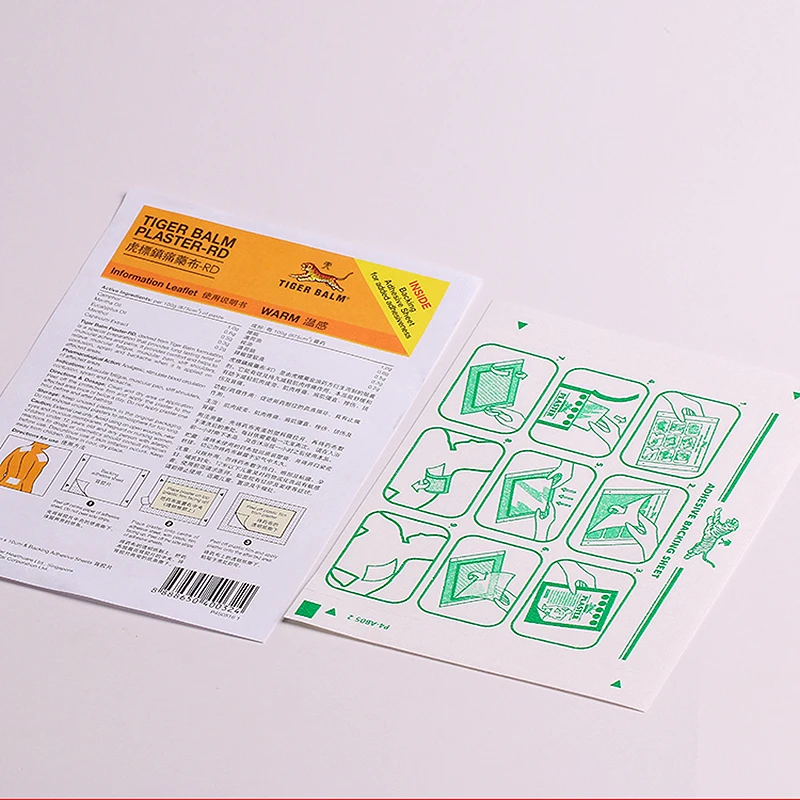 12 штук в партии 4 посылка теплый тигровый бальзам пластырь/тэгао крутые лечебные