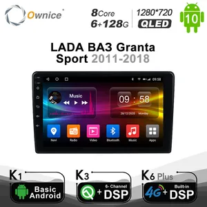 6G + 128G Ownice Android 10,0 автомобильный мультимедийный плеер для LADA BA3 Granta Sport 2011-2018 GPS Navi 4G LTE DSP SPDIF 1280*720 BT 5,0