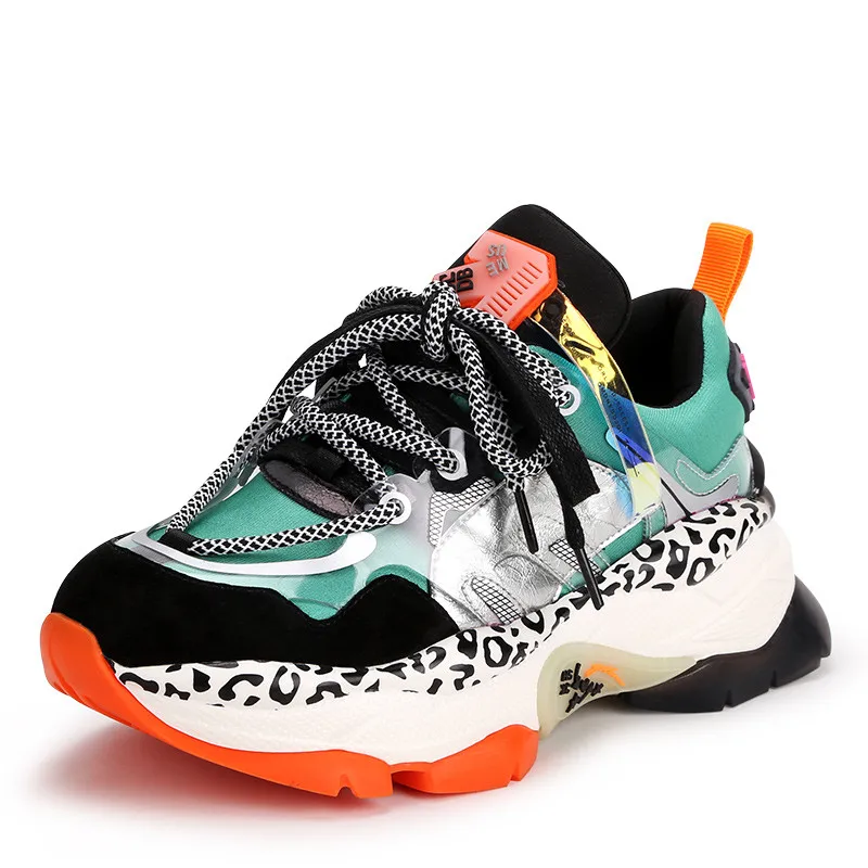 RASMEUP Разноцветные Женские массивные кроссовки 2019 модный бренд стильная