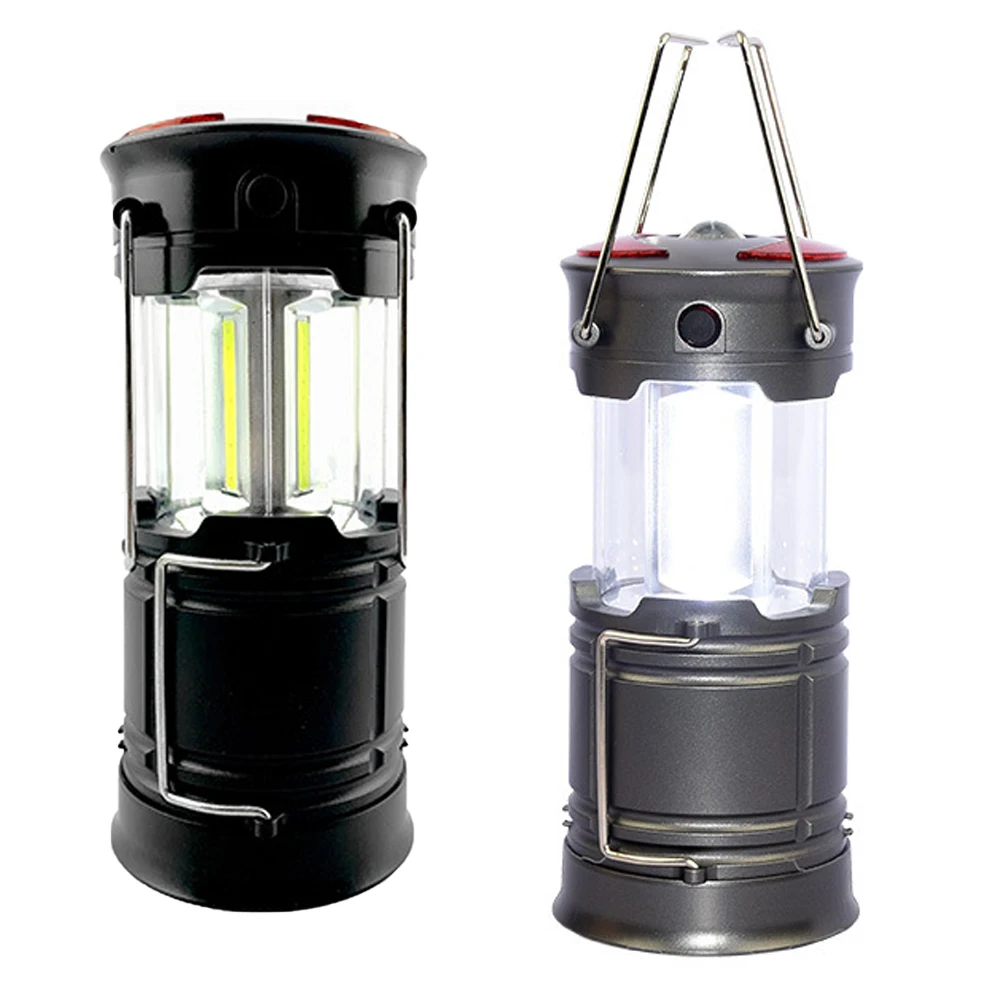 

Collapsible Portable LED Camping Light Working Light Tent Light Handheld Flashlight USB Rechargeable Waterproof Search Light