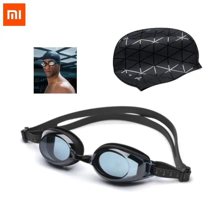  Очки для плавания TS, водонепроницаемые силиконовые 3D очки для взрослых, регулируемые для женщин и мужчин с 7 й крышкой 