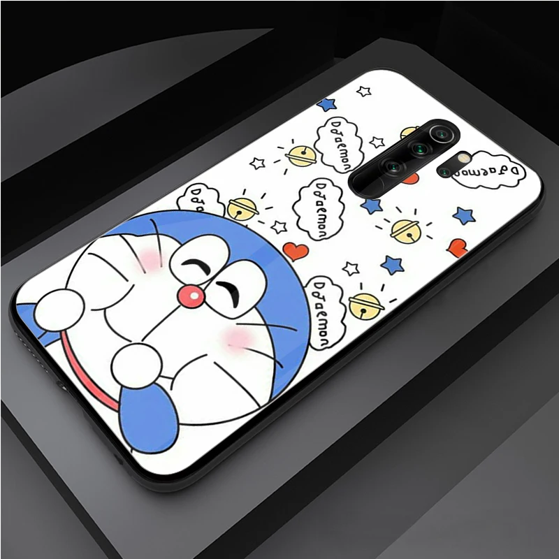 Чехол Doraemon чехол из закаленного стекла для телефона Redmi Note 5 6 7 8 9 Pro Note8T Note9S Redmi8 |