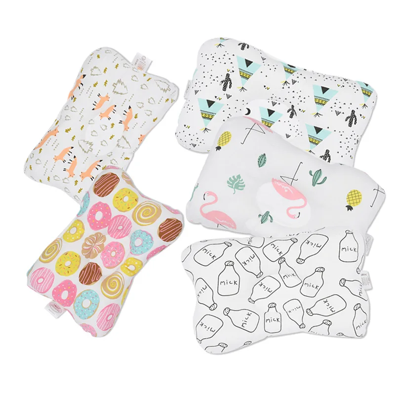 

Baby Nursing Pillow Infant Newborn Sleep Support Concave Cartoon Pillow Printed Shape Cushion Prevent Flat Neck Head Baby Pillow