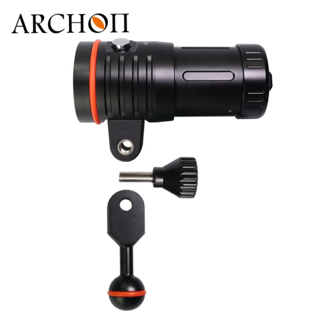 安い Varchon D35vp-水中での写真撮影用のダイブランプ,HDビデオトーチ,4200ルーメン,ウォームホワイト,レッド,100m