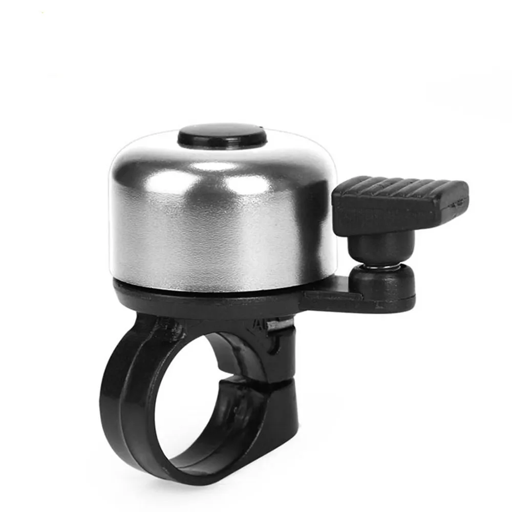 

Outdoor Riding Security Doorbell 2021 For Safety Cycling Bicycle Handlebar Metal Ring Black Bike Bell Horn Sound Alarm#51