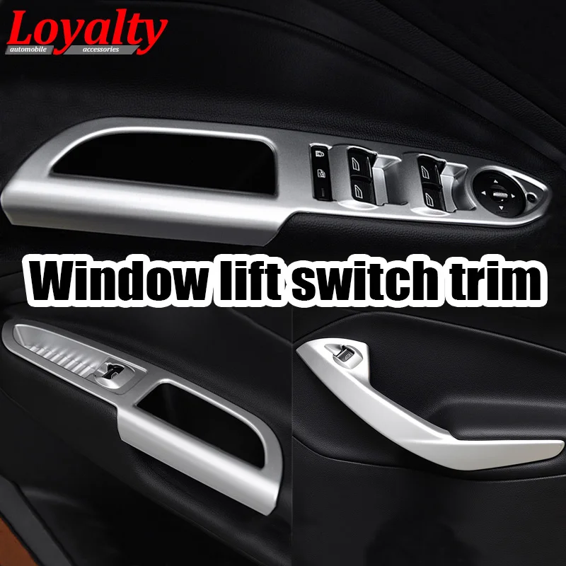 

Loyalty for Ford KUGA Escape 2017 2018 Interior Window Lifter Button Switch Board Panel Cover Car Accessories
