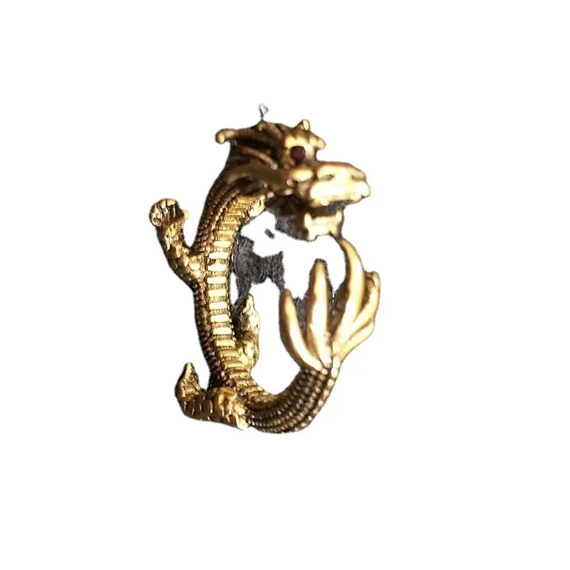 

Classic Retro Dragon Ring Domineering Fashion Men Women Adjustable Gold Silver Color Ring Trend Men Women Nightclub Jewelry