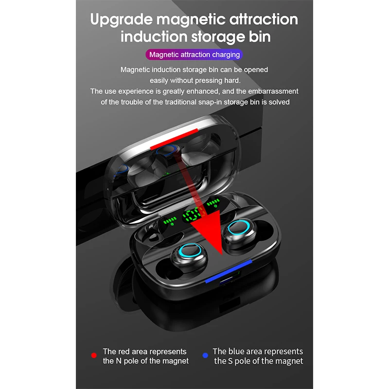 Беспроводные наушники S11 3500 мАч | Электроника
