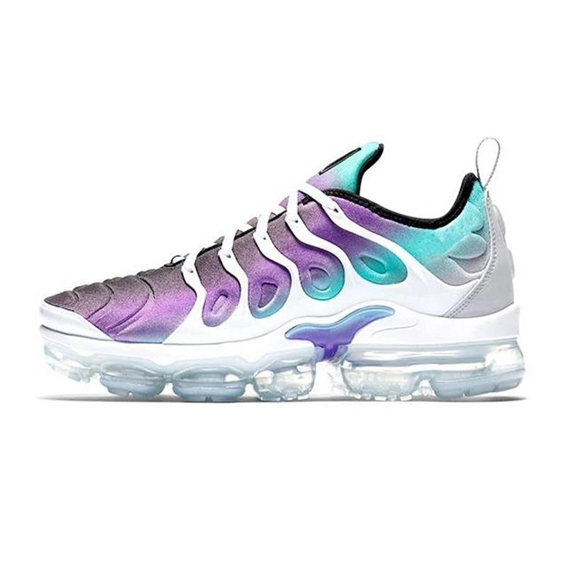 

Air Vapor tn plus men women running shoes triple white black purple hyper blue des chaussures mens trainer sports sneakers