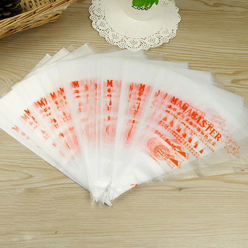 100 шт. Еда Класс Пластик Одноразовые кондитерский мешок насадка для выпечки