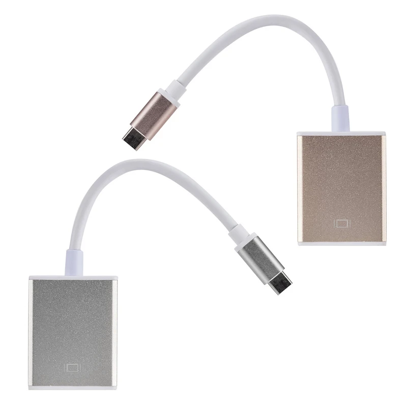 

Адаптер-преобразователь Usb C HDMI-совместимый с Type C на 4K-HD USB-C Type-C Алюминиевый сплав для Macbook Pro S9 телефонов планшетов