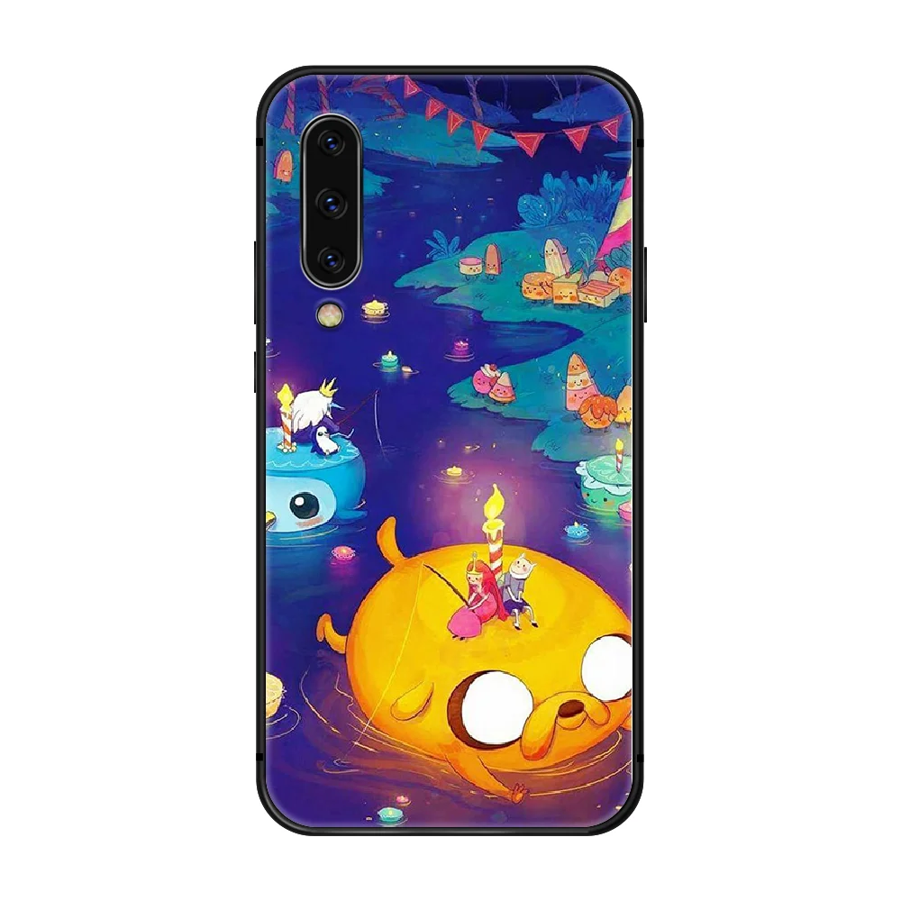 

Adventure Time funny cartoon Phone Case Cover For Samsung Galaxy A10 A20 A30 E A40 A50 A51 A70 A71 J 5 6 7 8 S black funda