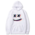 Худи женское с рисунком улыбающегося лица, в стиле хип-хоп