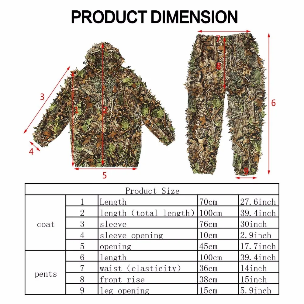 Камуфляжная куртка и брюки для наружного использования камуфляжная одежда с