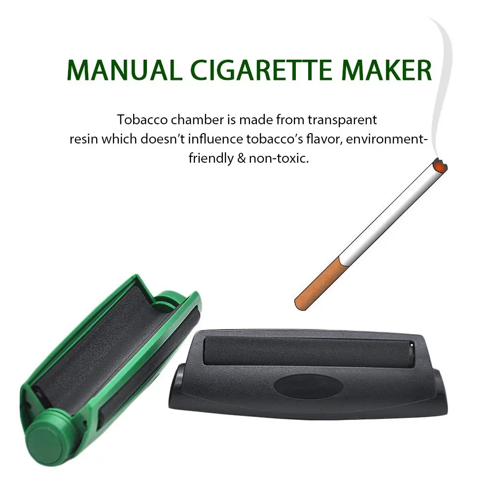 

Manual Plastic Mini Cigarette-rolling Machine Pull Smoke Detector With Pipe Tobacco Lnjector Maker Roller Cigarette Machine