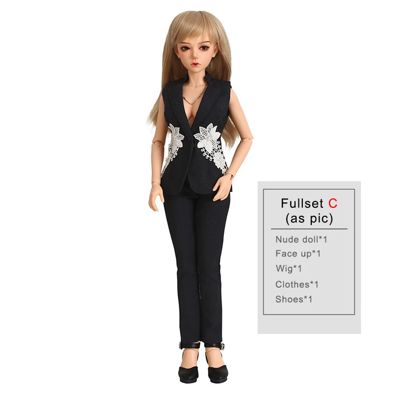 Full set C as pic BJD кукла Martha 1/4, модные игрушки для девочек, игрушка для девочек, шарнирные куклы, Мстители, бесконечные войны - Цвет: Full set C as pic