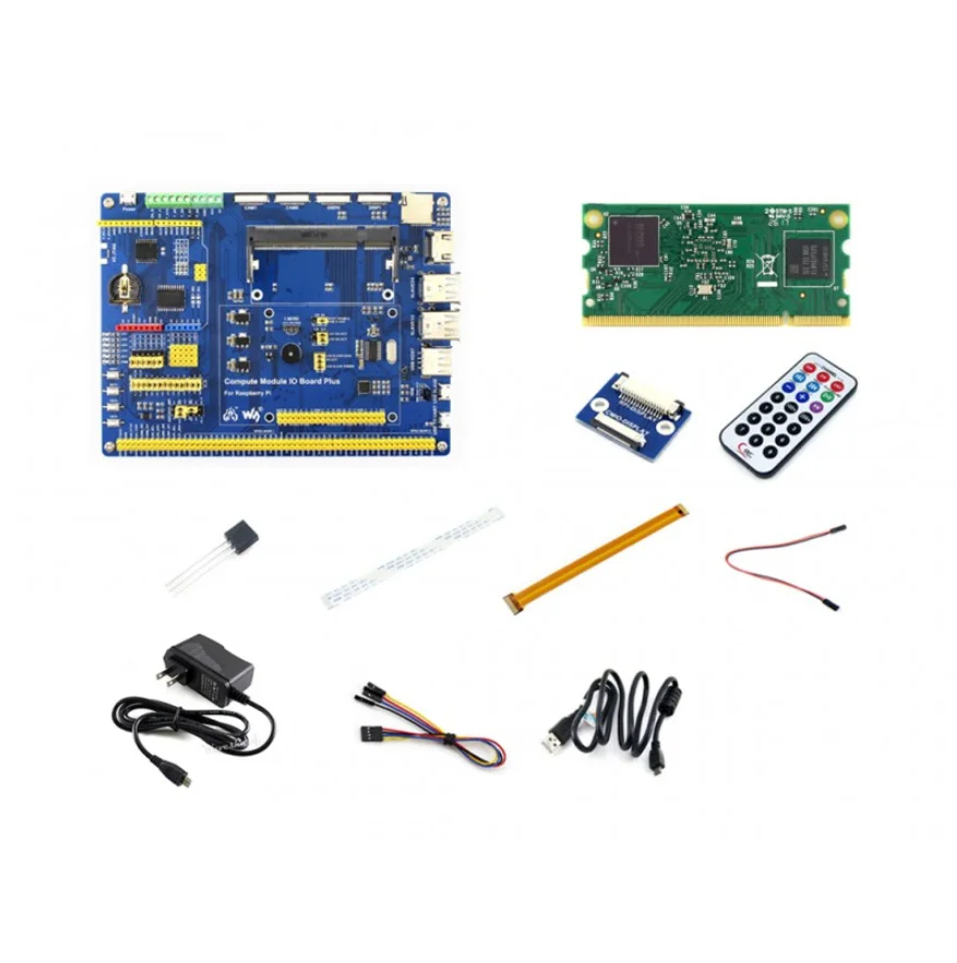 Макетный комплект Raspberry Pi Compute Module 3 типа A с компьютерным модулем DS18B20 адаптером