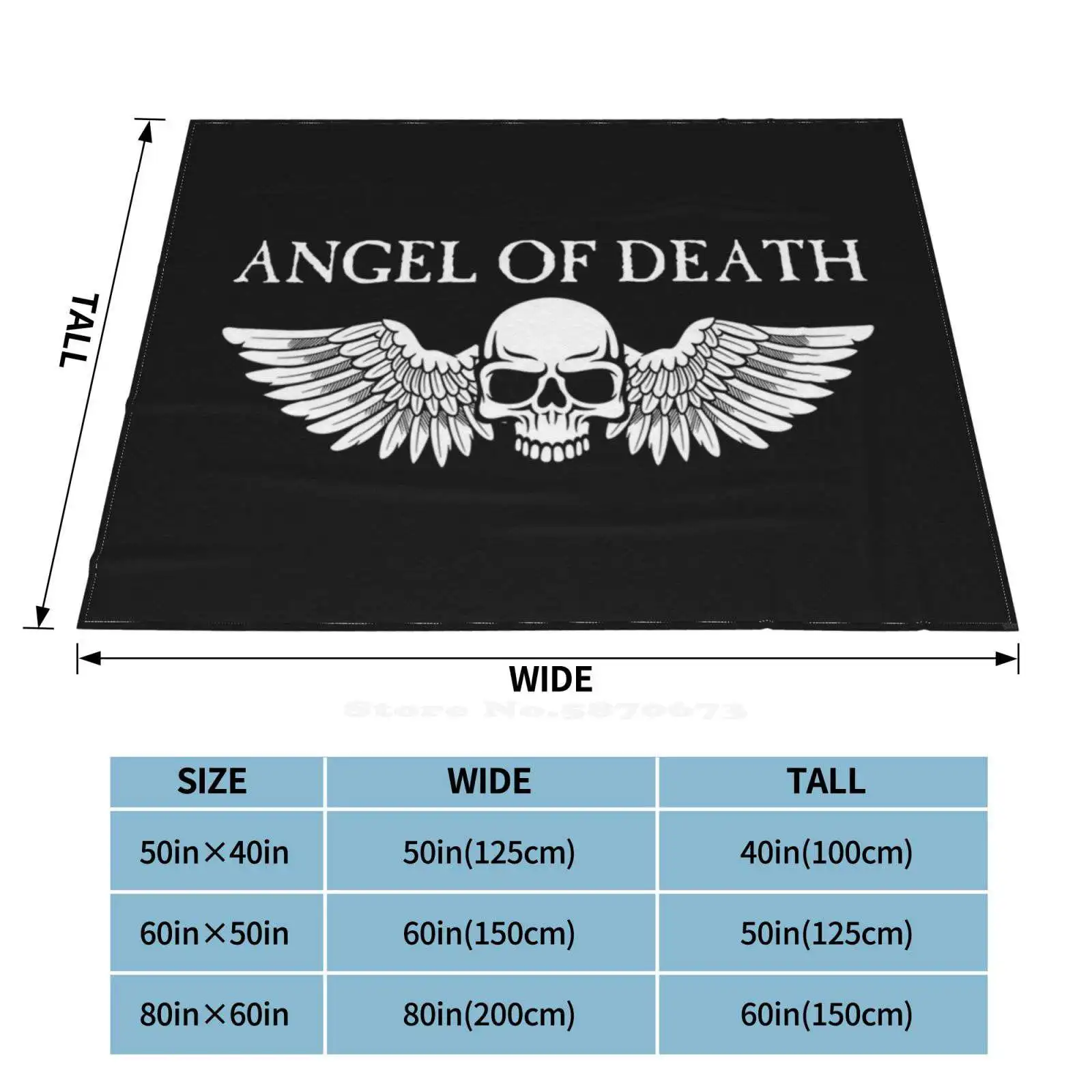 Новинка модное мягкое теплое одеяло с принтом Angel Of Death 40 000 К Wh40K непромокаемый