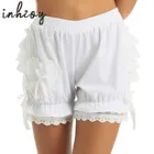 Шорты женские кружевные, белые, в викторианском готическом стиле