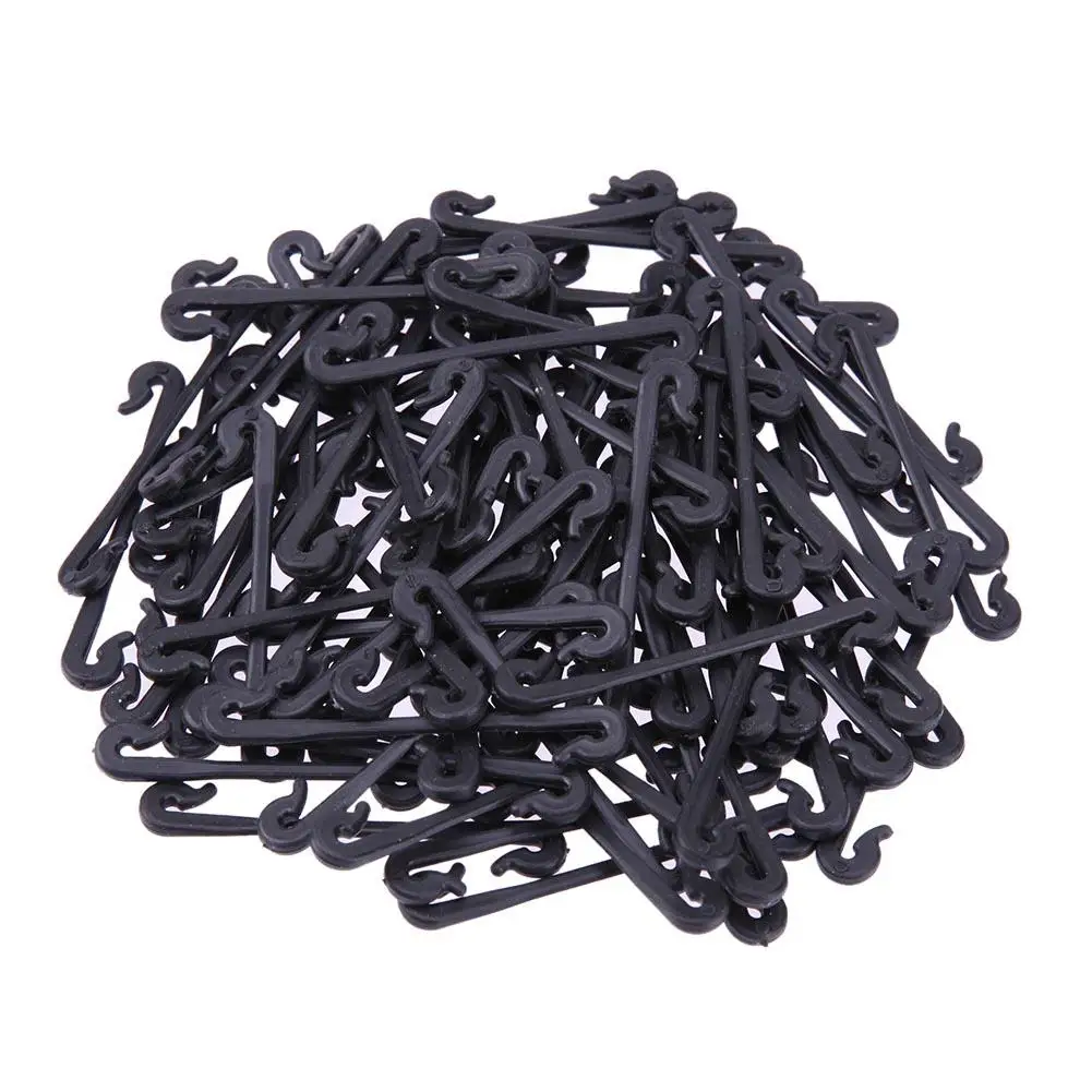 

200pcs Vines Fastener Tied Clips Buckle Hook Garden Plant Vegetable Grafting Clips Grape Support Vine Clips Fixed Buckle Hook