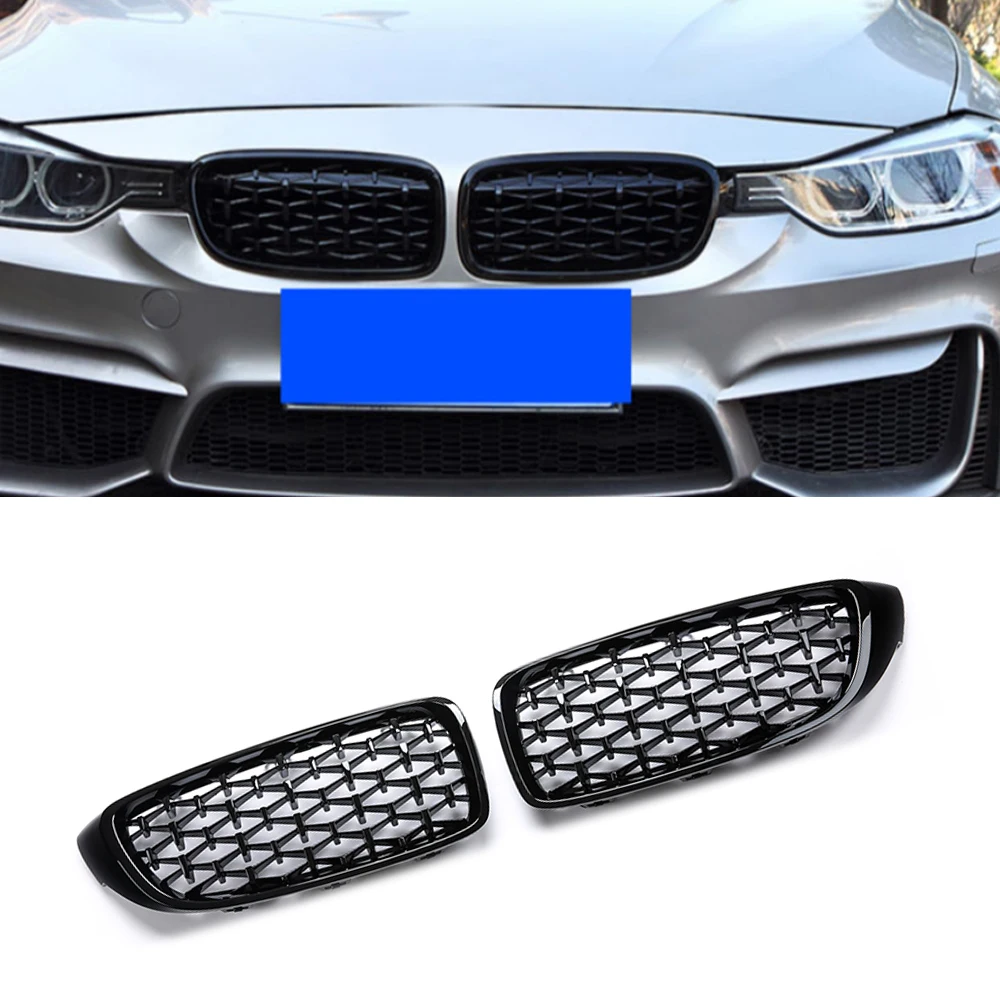 

Автомобильные аксессуары Передняя решетка среднего чистая решетки сборки рамка Обложка украшения для BMW серий 4 F32 F33 F36 M3 F80 M4 F82 F83