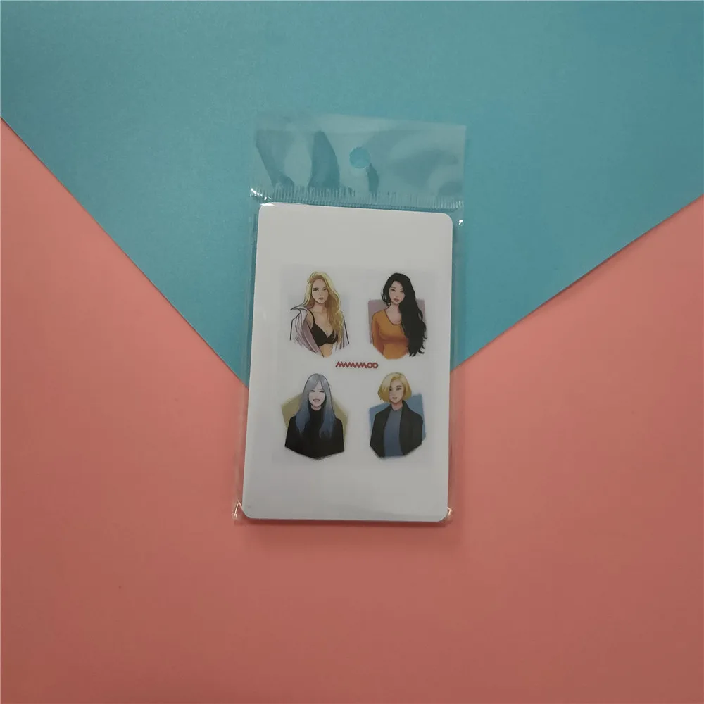 

MAMAMOO 2020 Season Greeting ID Card Bus Card Photo Stickers Covers