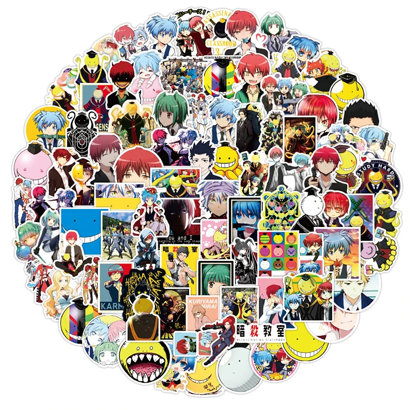 

100 шт. японский убийства стикер для учебного класса для альбом чемодан холодильник дневник Косплэй граффити ChildrenSticker
