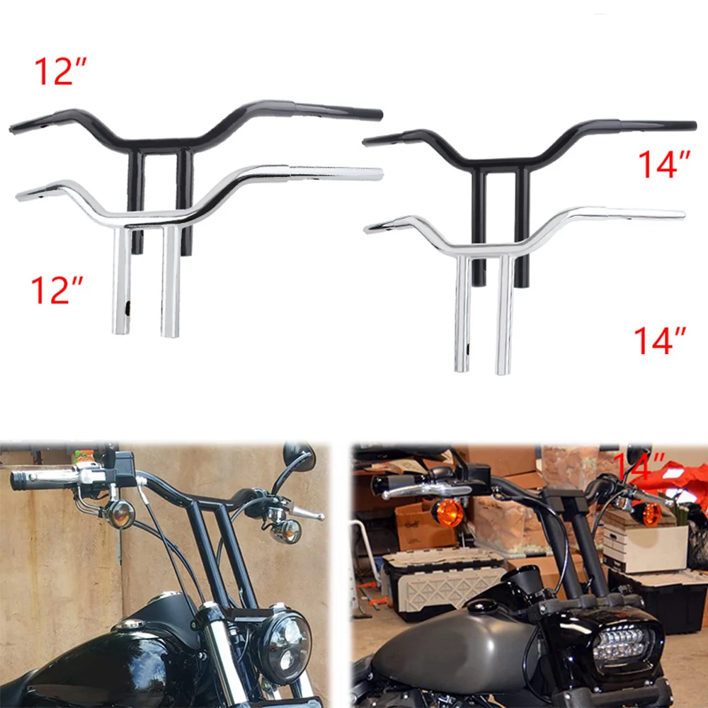 

Руль из нержавеющей стали для мотоцикла 1996-2020 Harley Davidson Dyna, Softail и Sportster