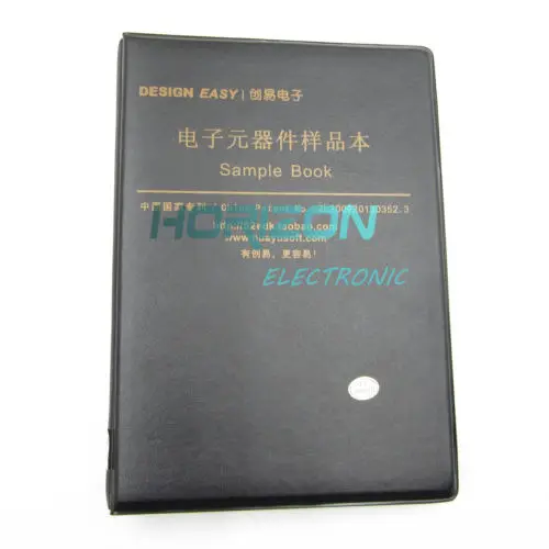 

0805 SMD Chip Capacitors Assortment Kit 0.5pF~10uF Capacitor Sample Book Easy to carry save space