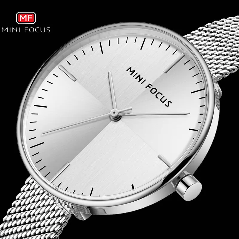 Женские кварцевые часы MINI FOCUS минималистичные повседневные люксовый бренд