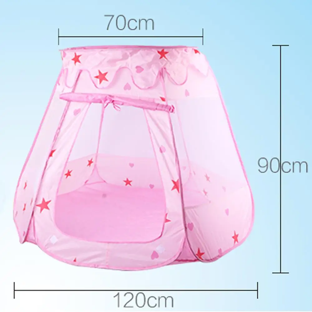 Горячая Распродажа портативная детская игровая палатка детский игровой домик для детей складной замок мяч