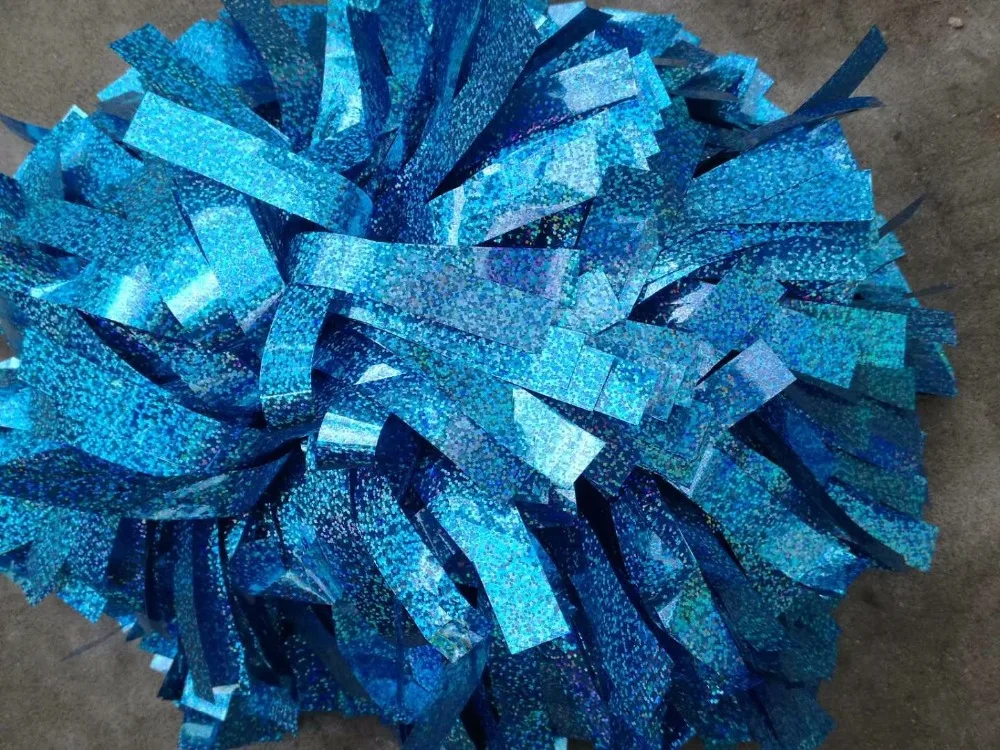 Профессиональный помпон для чирлидинга акриловыми помпонами 3/4 &quotx 6&quot металлик