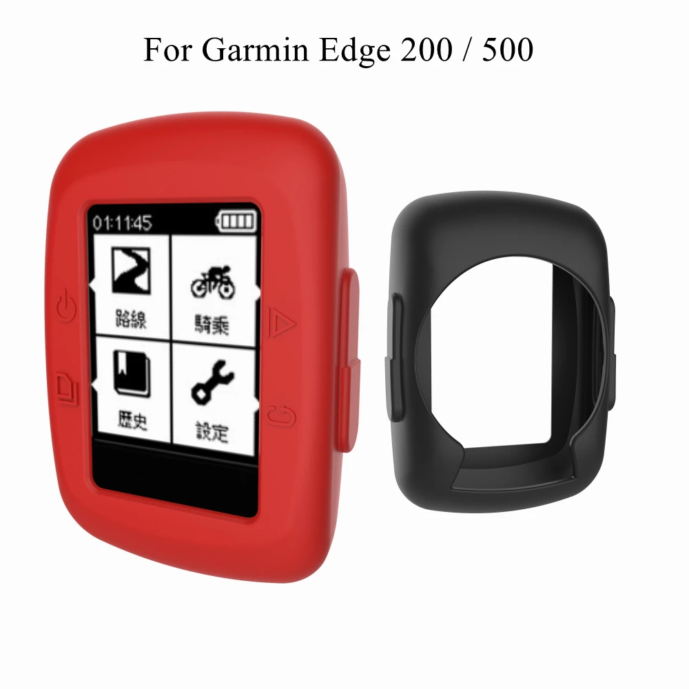 

Силиконовый чехол для велосипеда, GPS, компьютера, гелевый Чехол для Garmin Edge 200, сменный велосипедный компьютер Edge 500, защита экрана