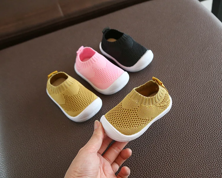 Kid Baby First Walkers ShoesBreathable b Infant Toddler Shoes Girls Boy Casual Mesh Shoes Soft Bottom Comfortable Non-slip Shoes